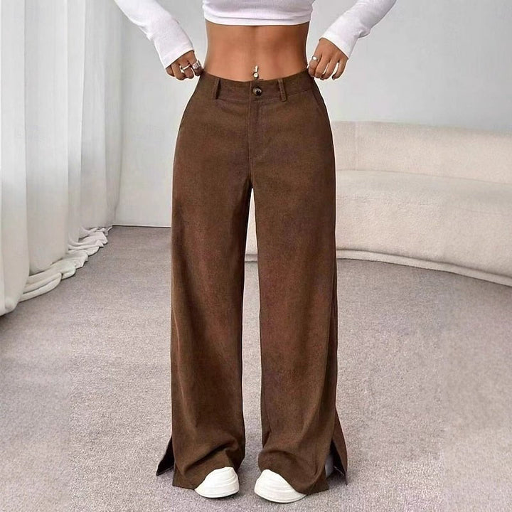 Mairead softly flared wide leg trousers – image 4