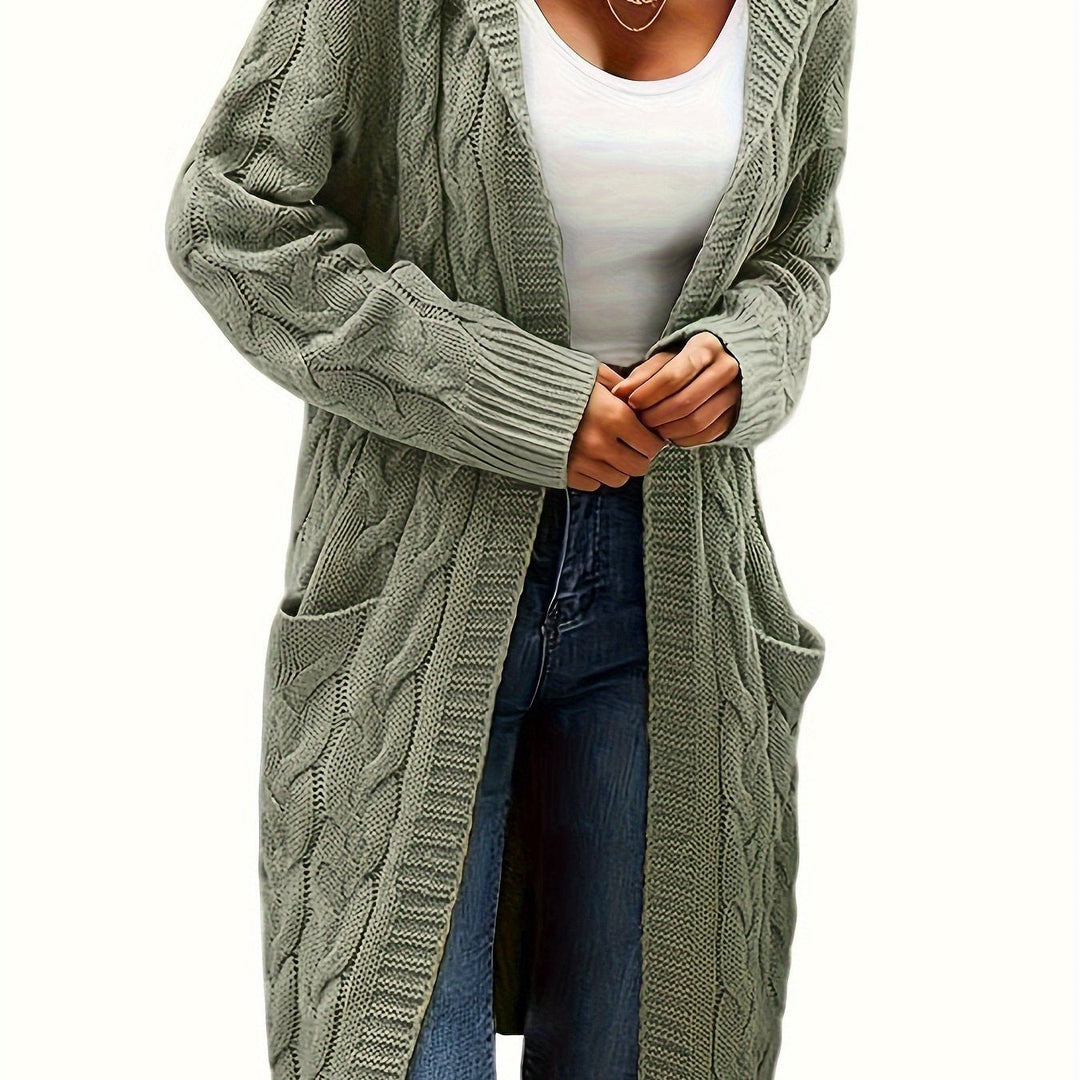 Rhiannon button front cardigan with pockets – image 4