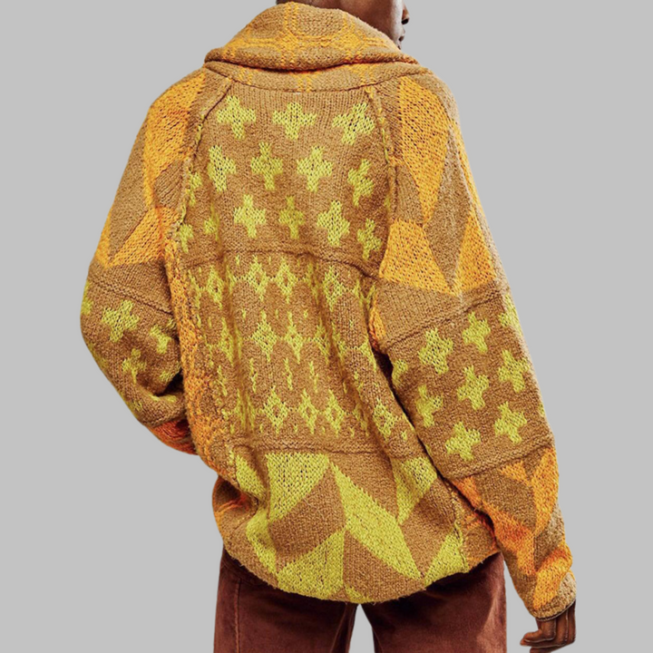 Evie oversized button cardigan sweater – image 3