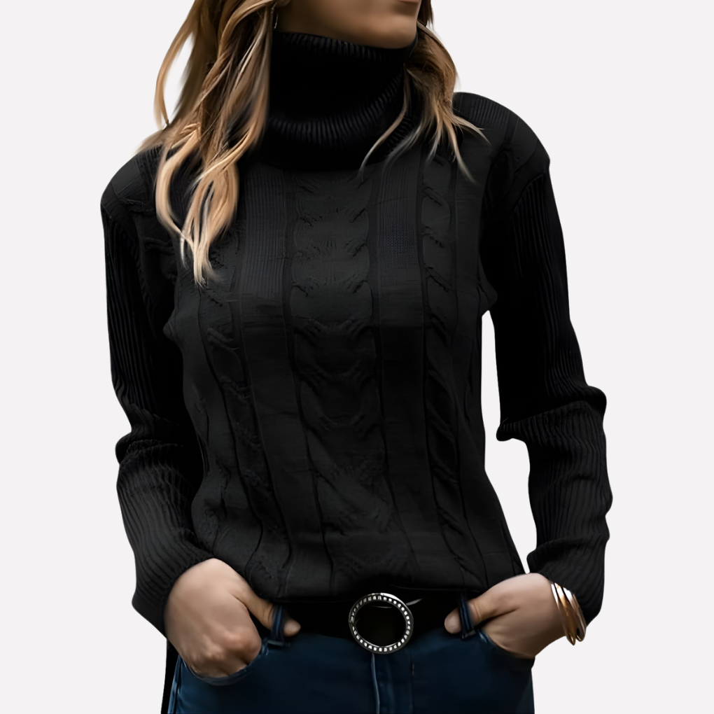 Petra relaxed turtleneck jumper – image 12