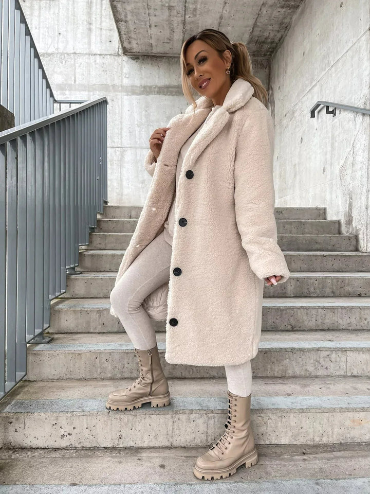 Juliana plush trench coat – image 7
