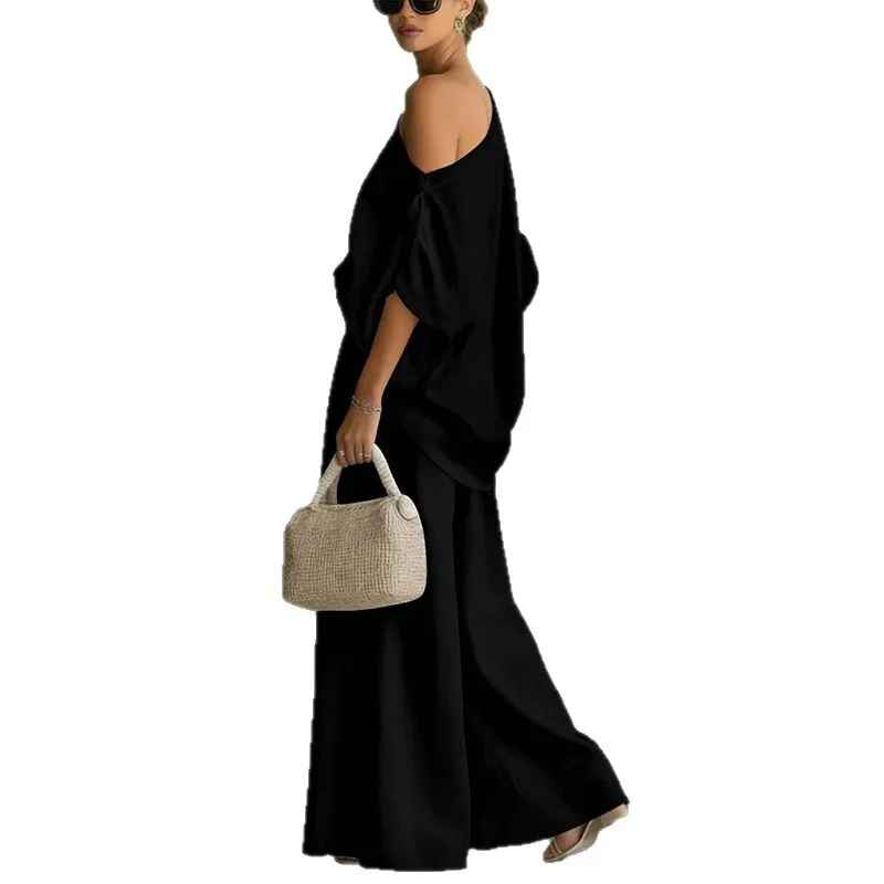 Lisa off shoulder top and tapered trouser set – image 5