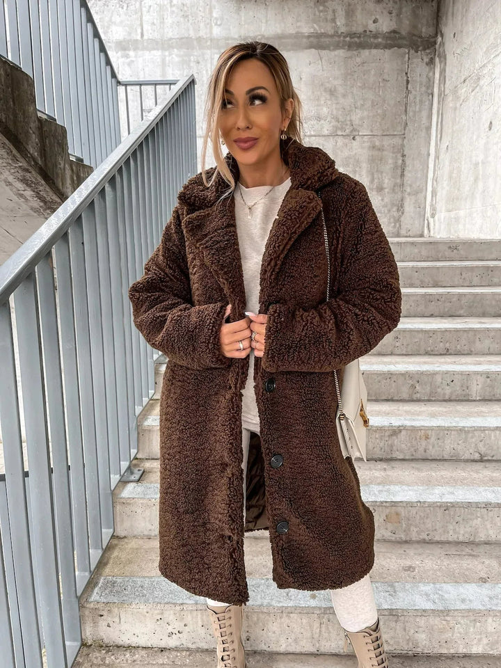 Juliana plush trench coat – image 8