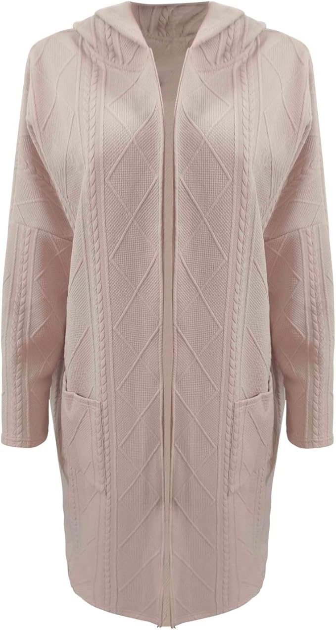Bianca long hooded knit cardigan – image 3