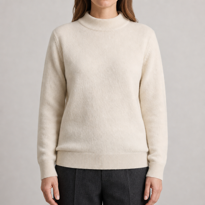 Winslow soft knit mock neck jumper