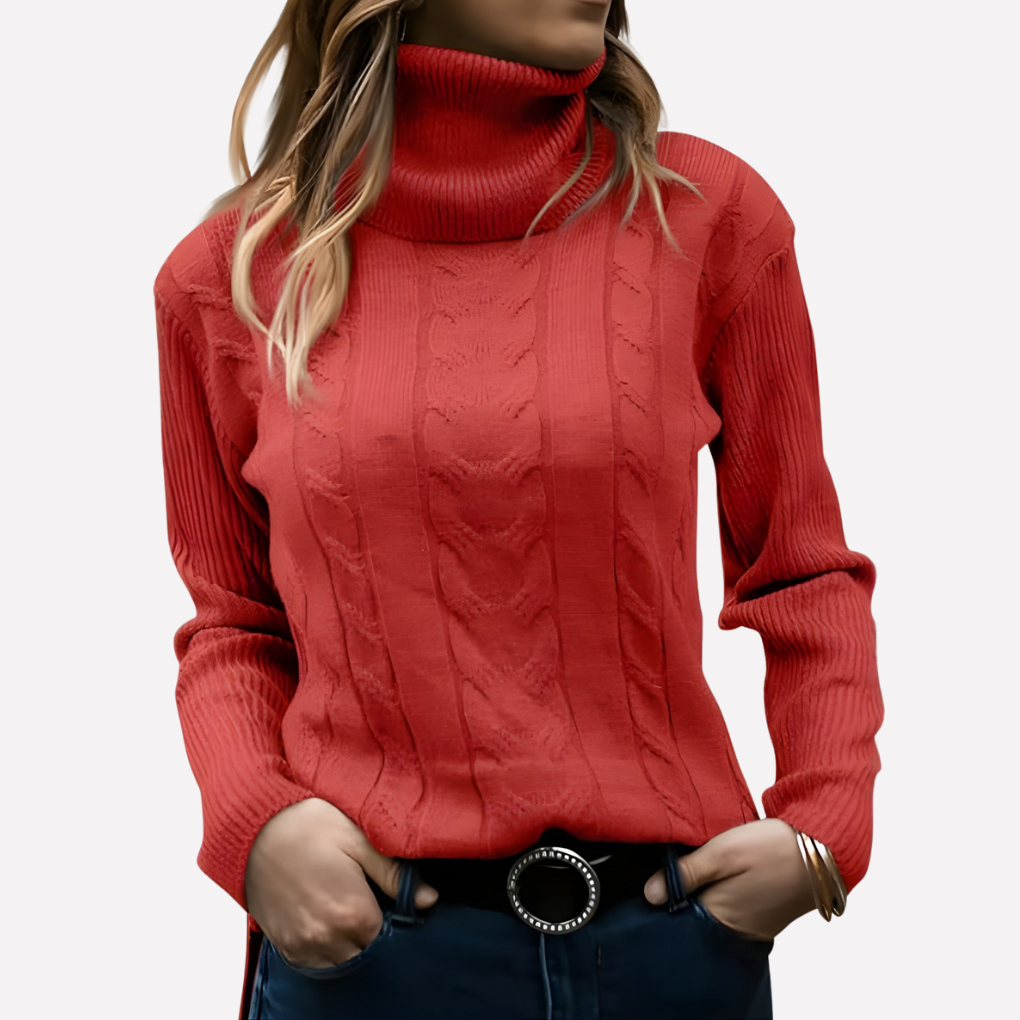 Petra relaxed turtleneck jumper – image 14