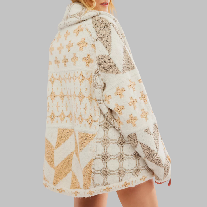 Evie oversized button cardigan sweater