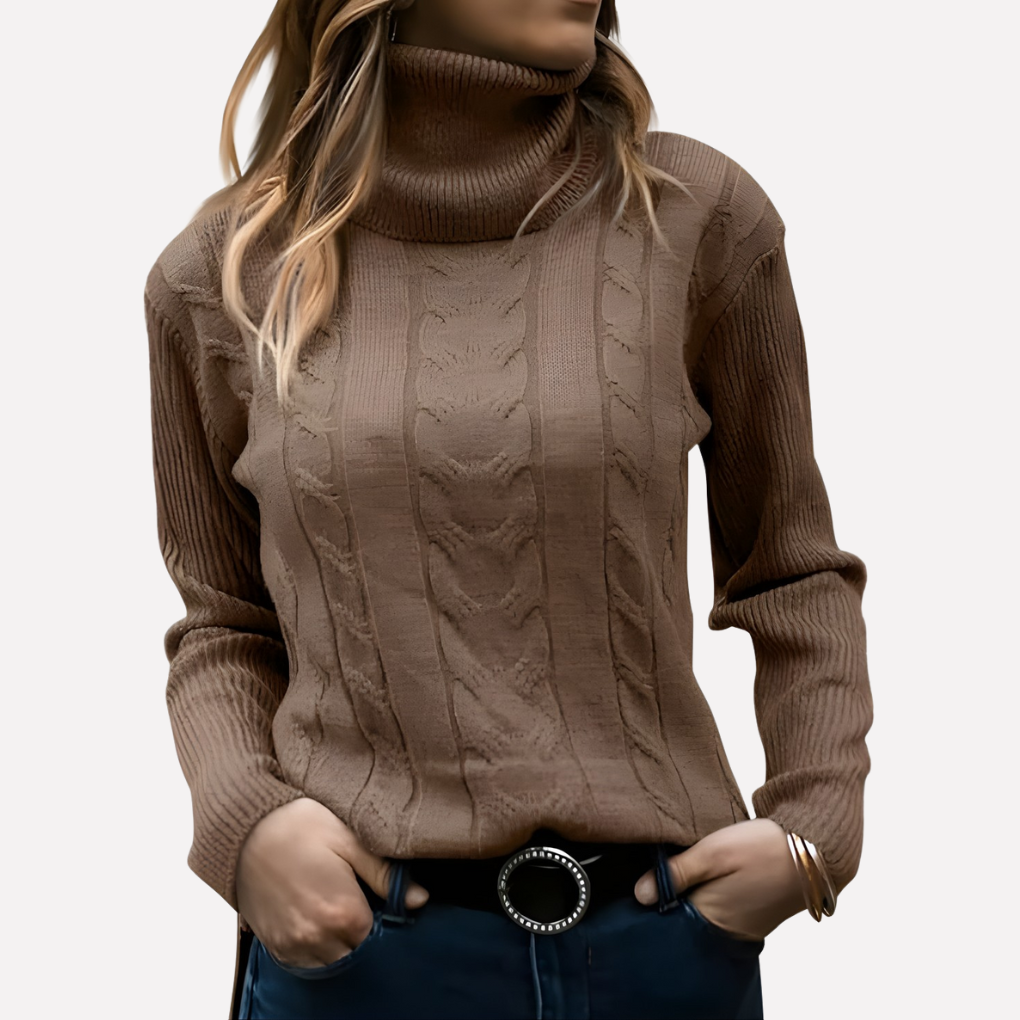 Petra relaxed turtleneck jumper – image 15