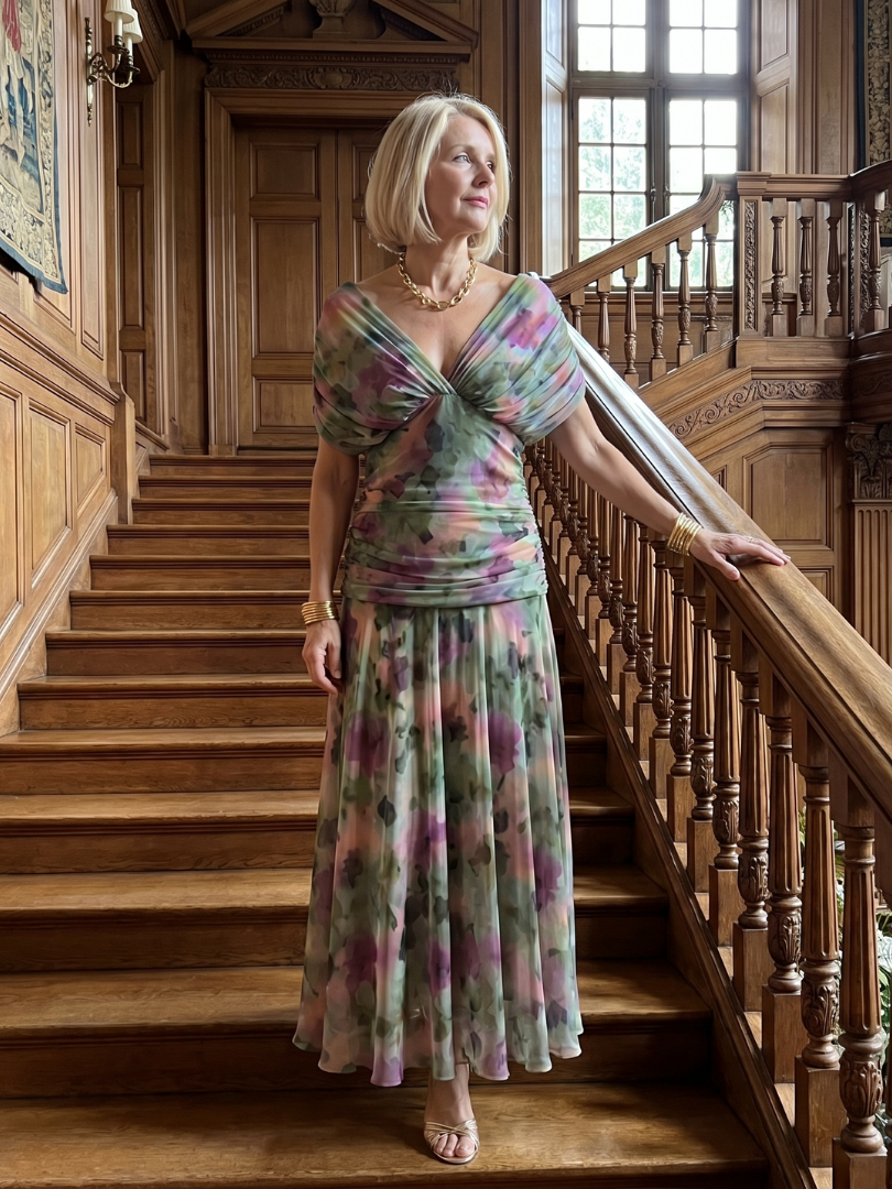 Arabella off shoulder midi dress – image 16