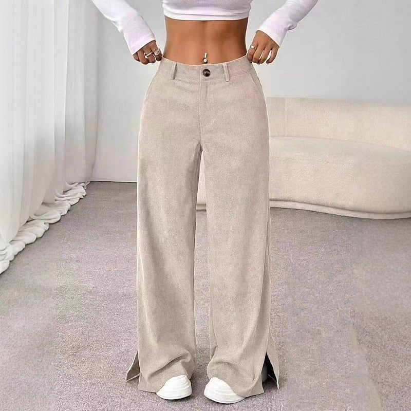 Mairead softly flared wide leg trousers – image 3