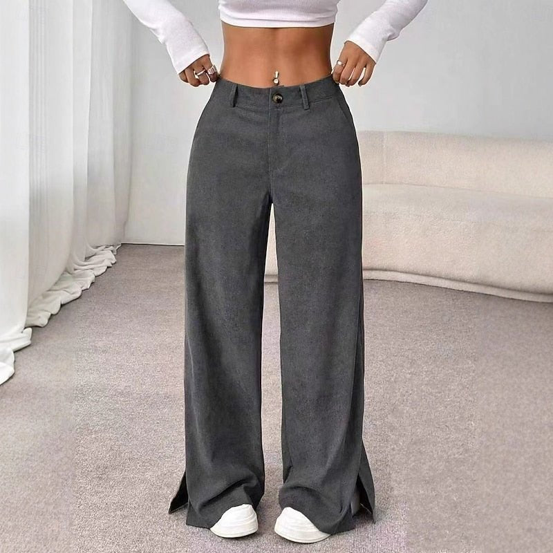 Mairead softly flared wide leg trousers – image 6