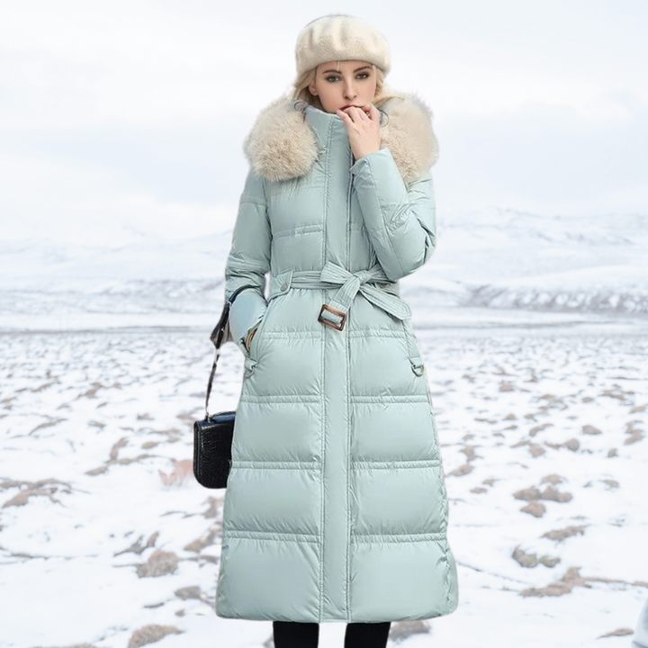 Dorinda faux fur collar winter coat – image 4