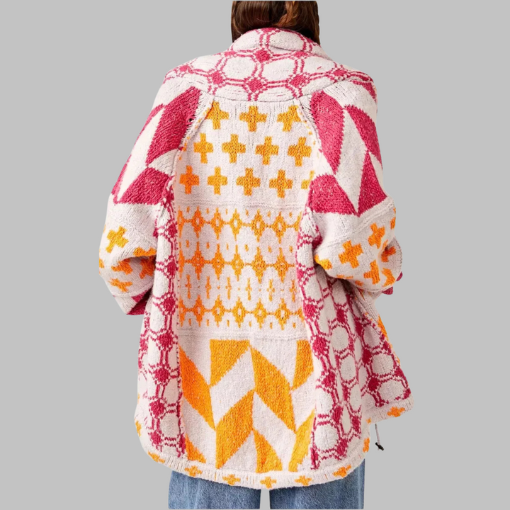 Evie oversized button cardigan sweater – image 2