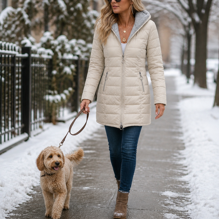 Pandora longline hooded puffer coat – image 8