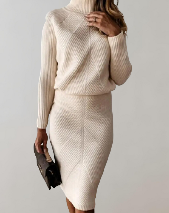 Lucinda roll neck jumper and slim skirt co-ord – image 4