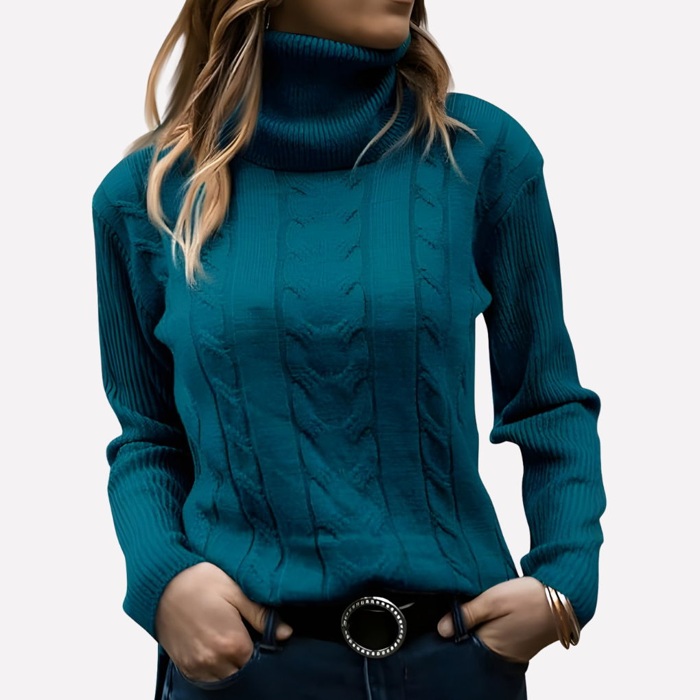 Petra relaxed turtleneck jumper – image 17