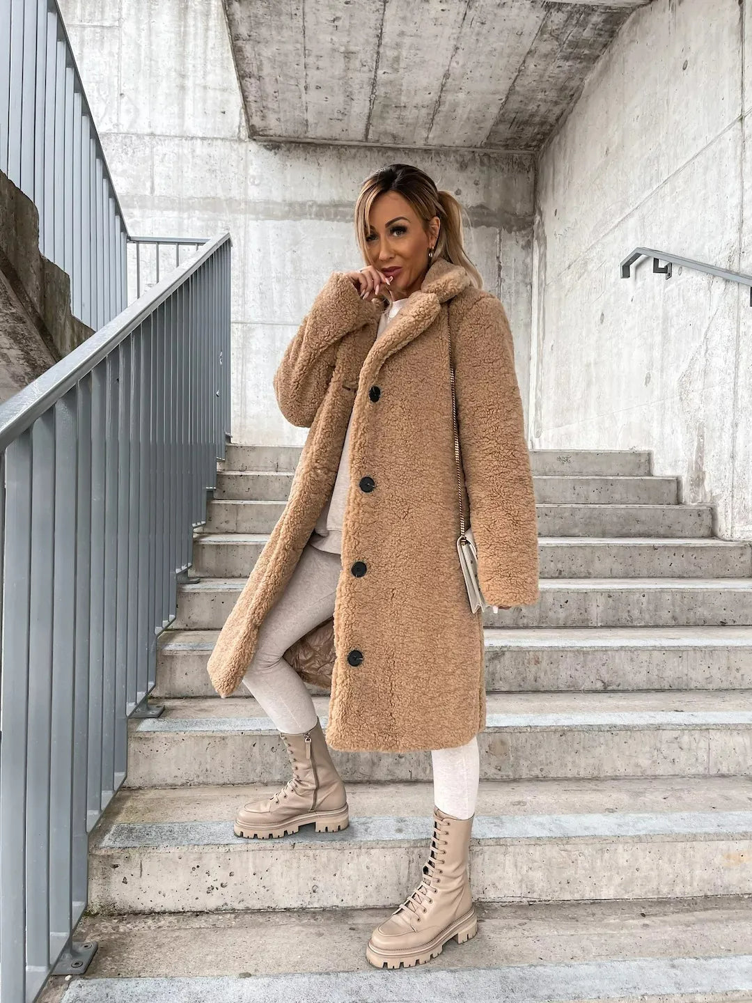 Juliana plush trench coat – image 5