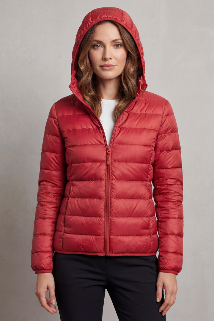 Fleur packable hooded puffer jacket – image 26