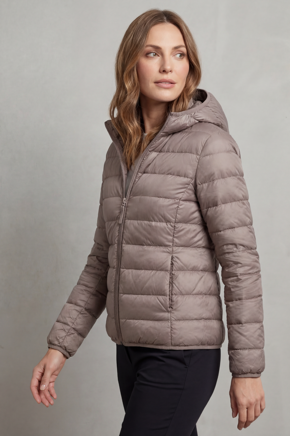 Fleur packable hooded puffer jacket – image 3