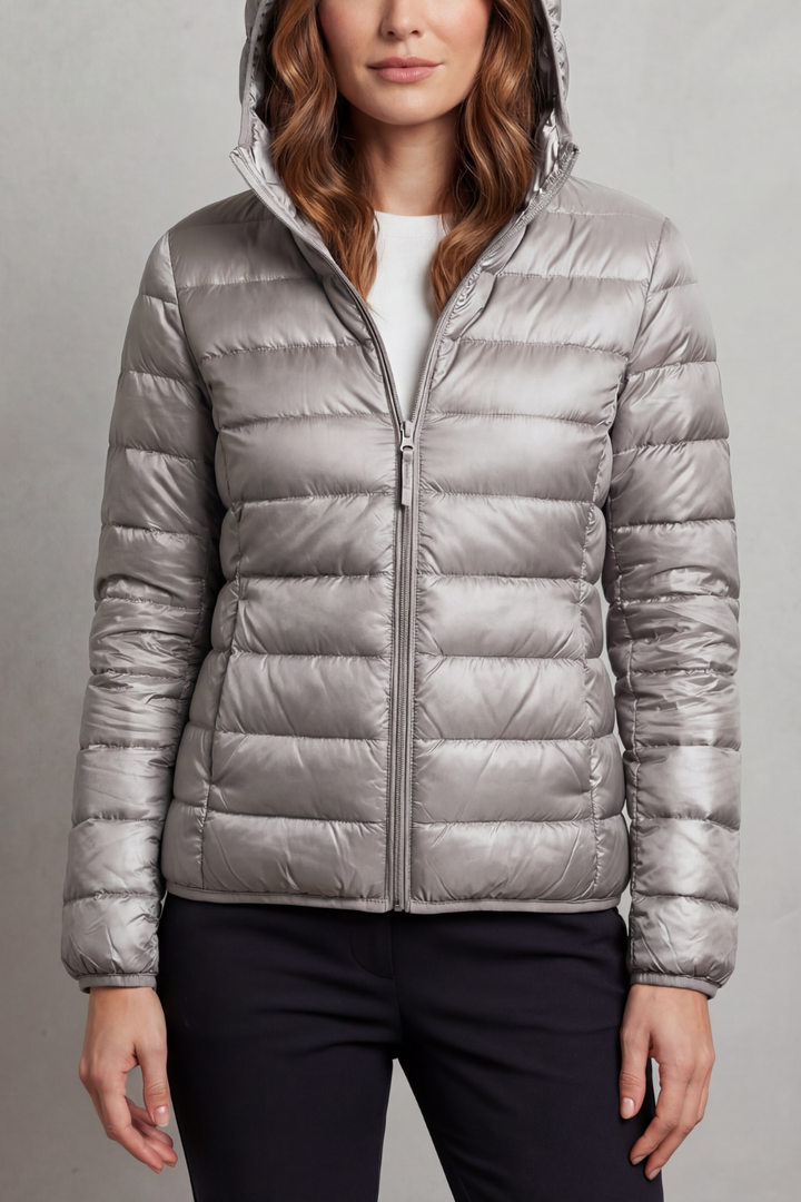 Fleur packable hooded puffer jacket – image 5
