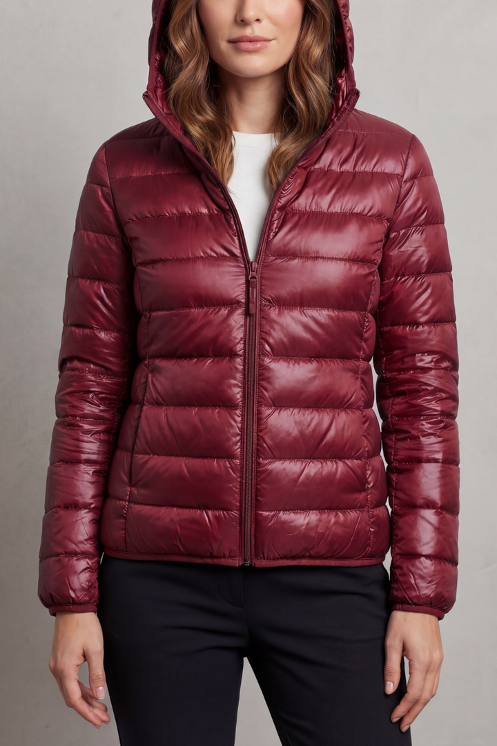 Fleur packable hooded puffer jacket – image 11