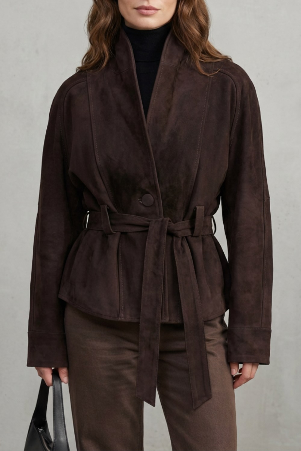 Tara cropped double breasted jacket