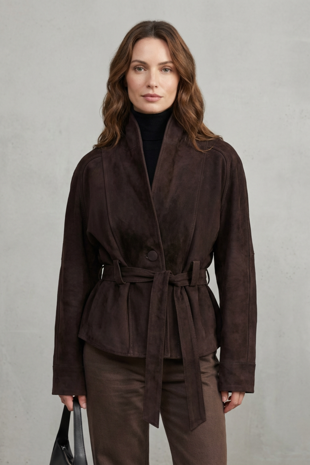 Tara cropped double breasted jacket – image 2