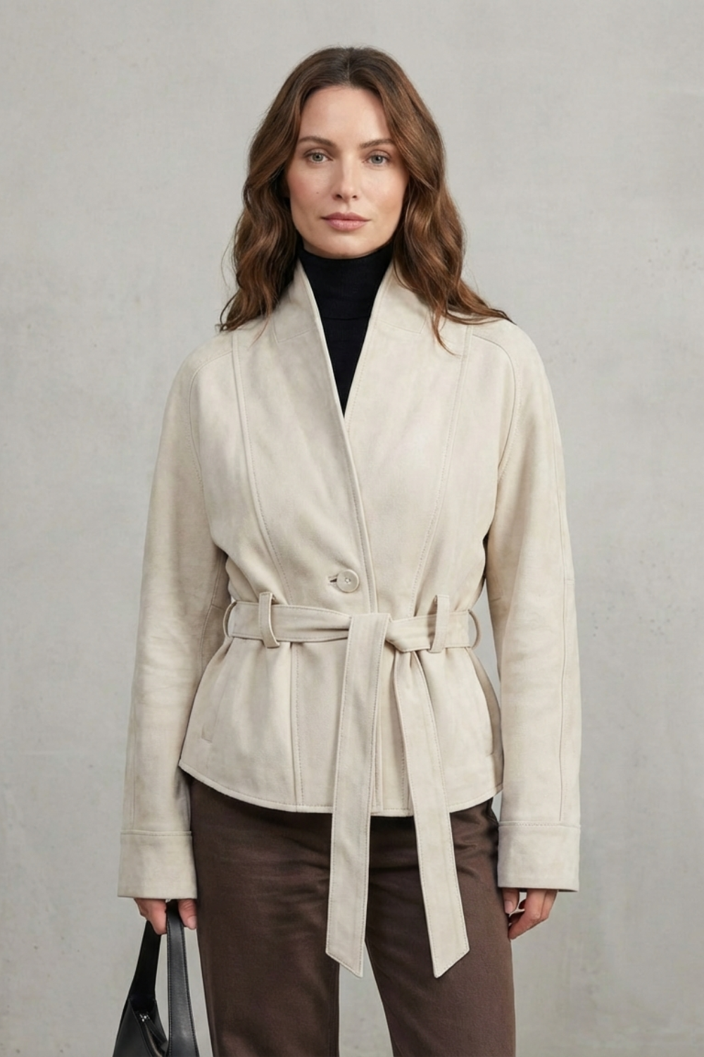 Tara cropped double breasted jacket – image 6