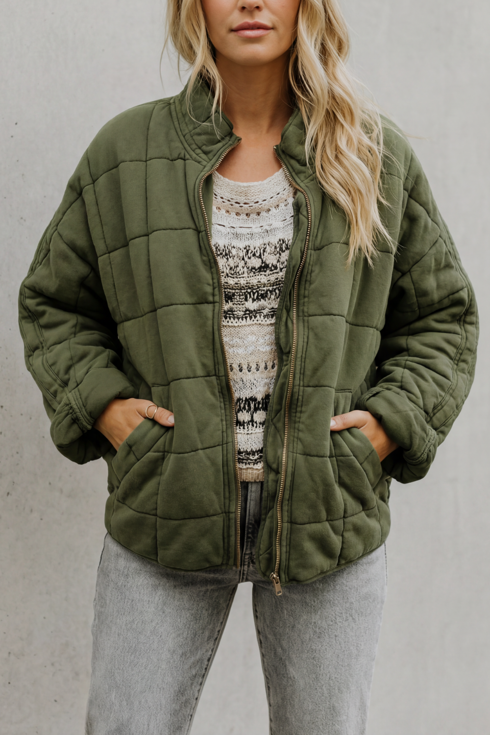 Tabitha quilted everyday jacket