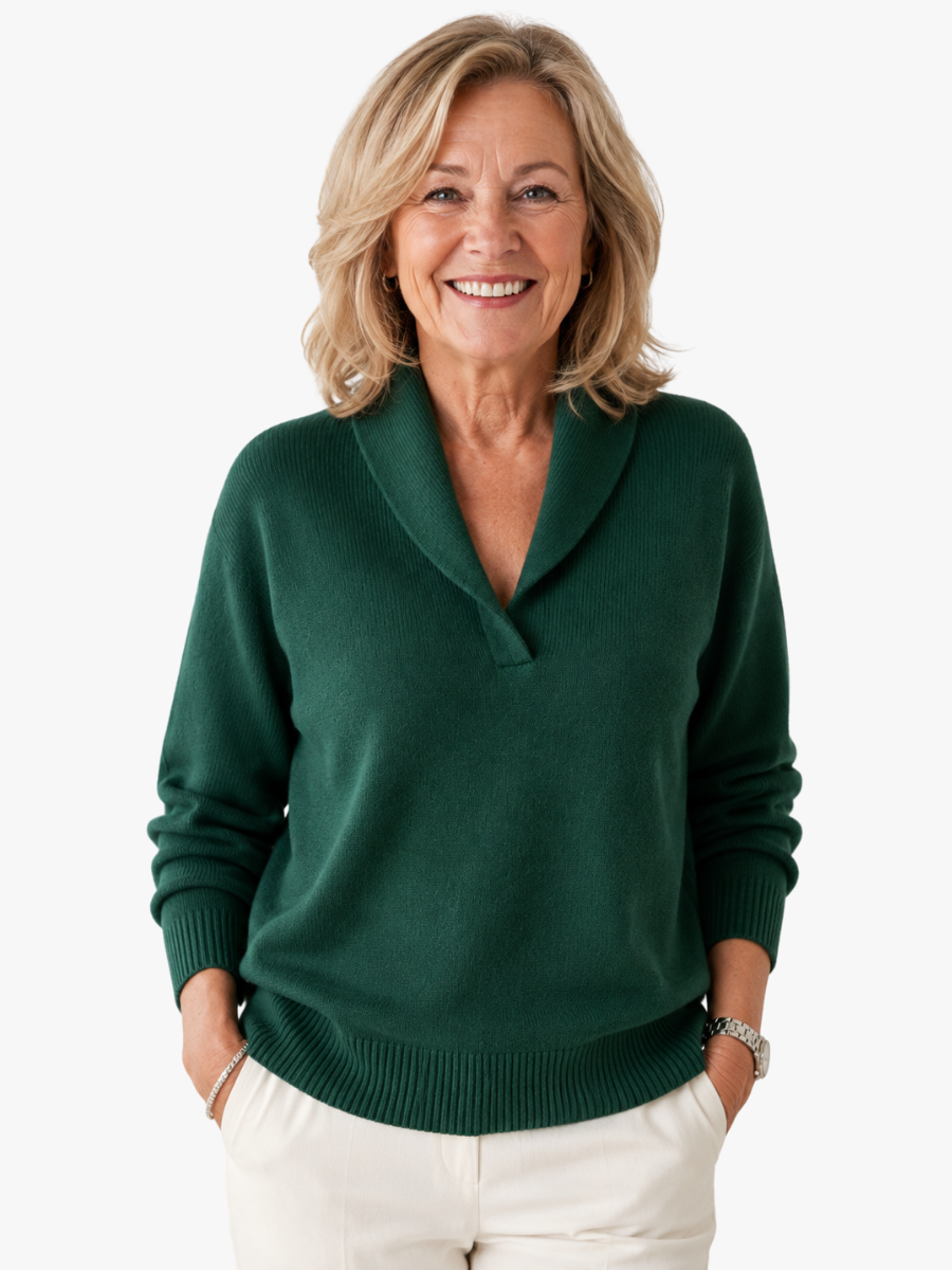 Bernadette relaxed V neck jumper