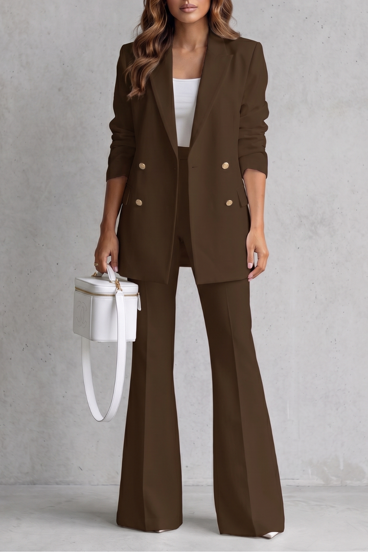 Verity double breasted blazer and trouser suit – image 11