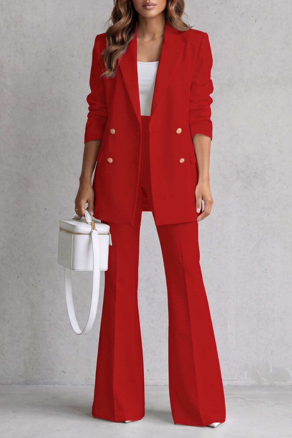 Verity double breasted blazer and trouser suit – image 7