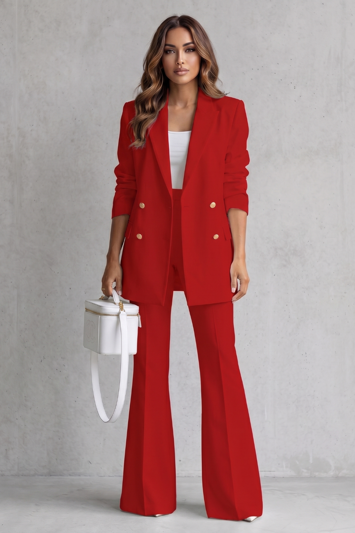 Verity double breasted blazer and trouser suit – image 8