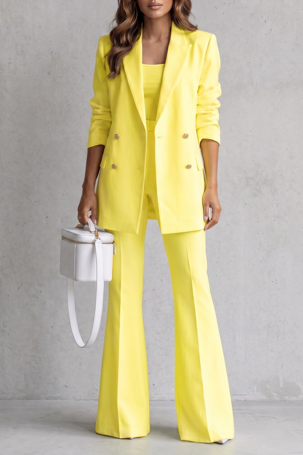 Verity double breasted blazer and trouser suit – image 9