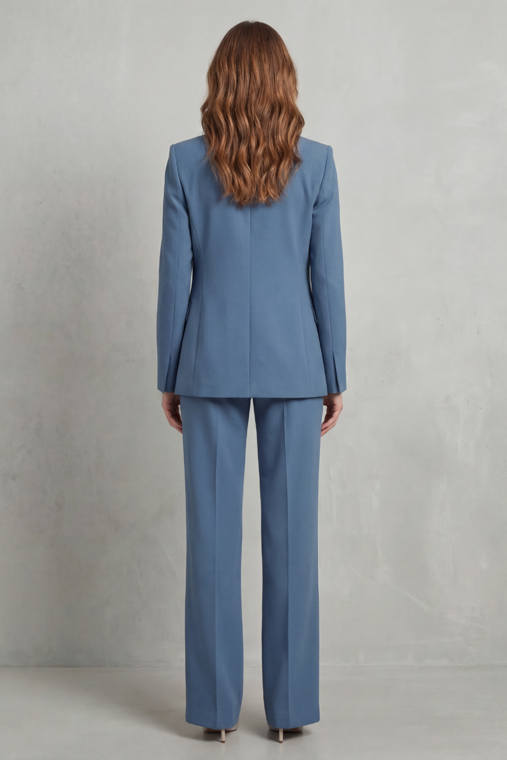 Camelia single button blazer and straight leg trouser suit – image 4