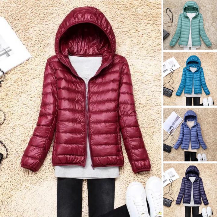 Nia packable hooded puffer coat – image 17