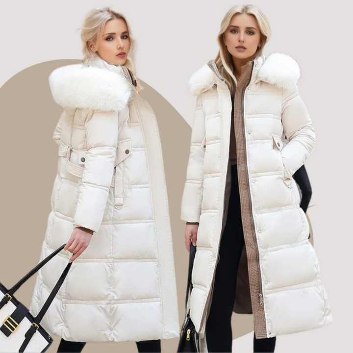 Dorinda faux fur collar winter coat – image 18