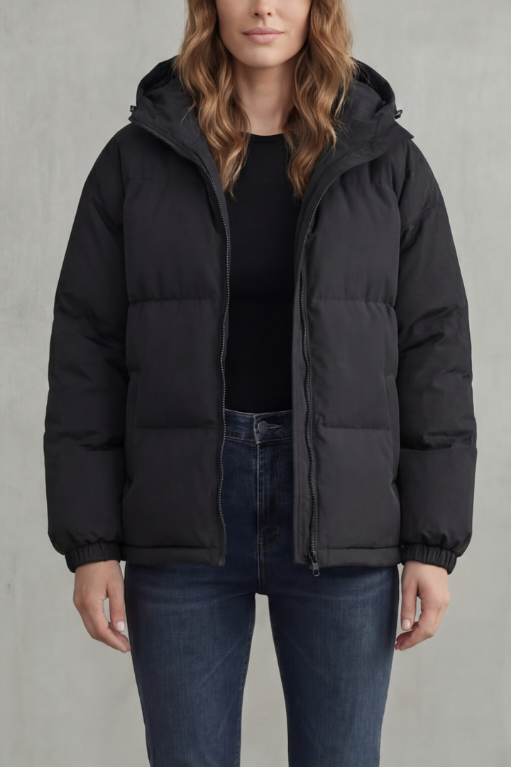 Meinir quilted hooded puffer coat – image 6