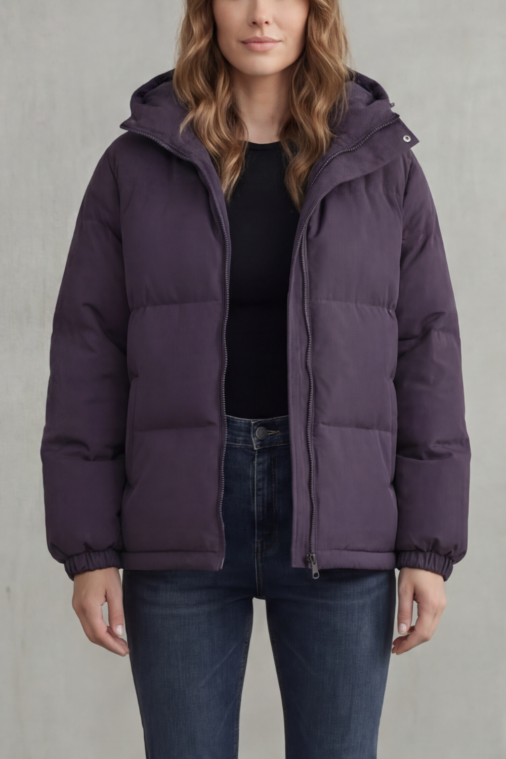 Meinir quilted hooded puffer coat – image 7