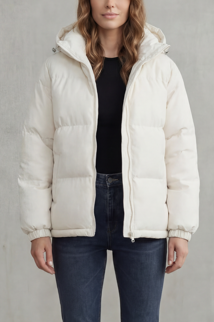 Meinir quilted hooded puffer coat – image 8