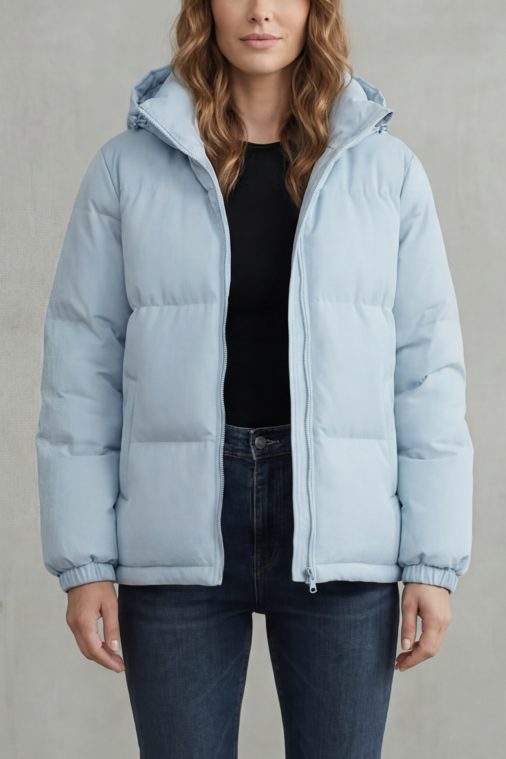 Meinir quilted hooded puffer coat