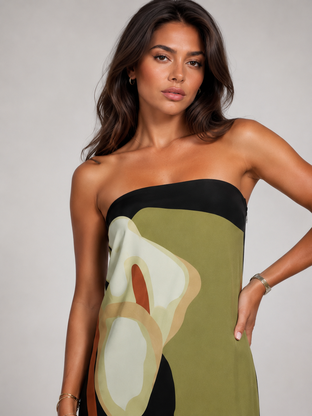 Philippa strapless maxi dress – image 4