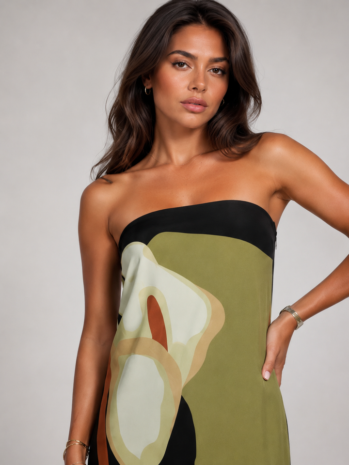 Philippa strapless maxi dress – image 4