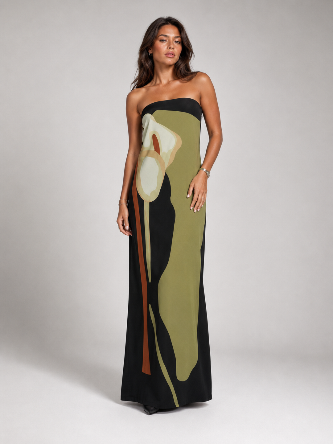 Philippa strapless maxi dress – image 3