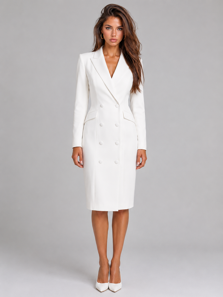 Tamsin double breasted blazer midi dress