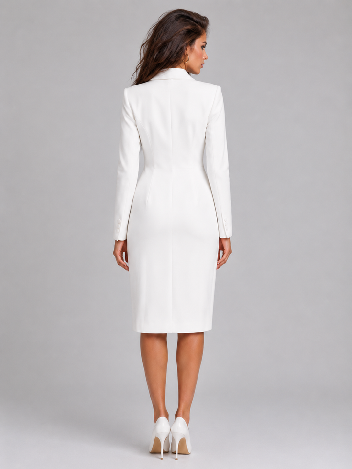 Tamsin double breasted blazer midi dress – image 2