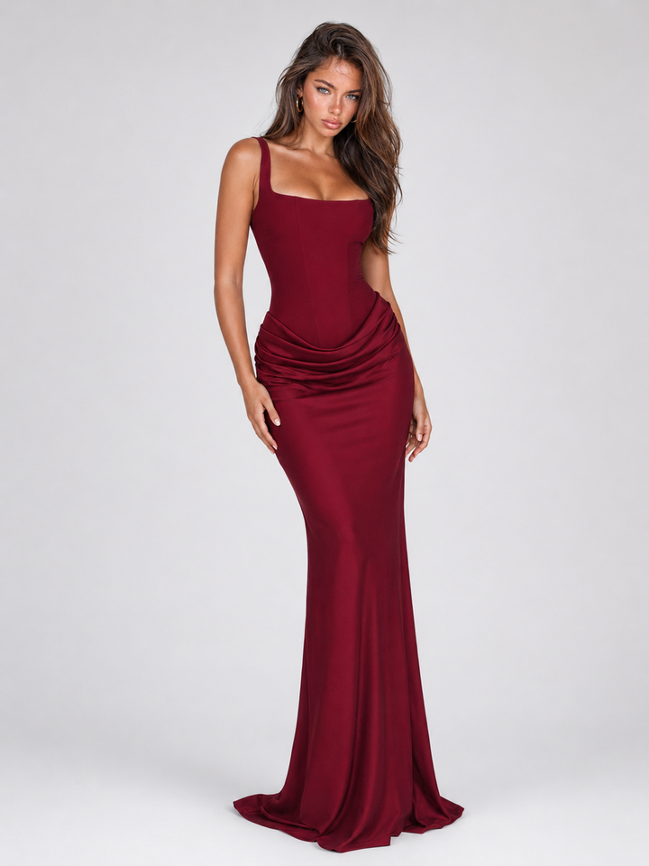 Kirsty corset bodycon maxi dress – image 3