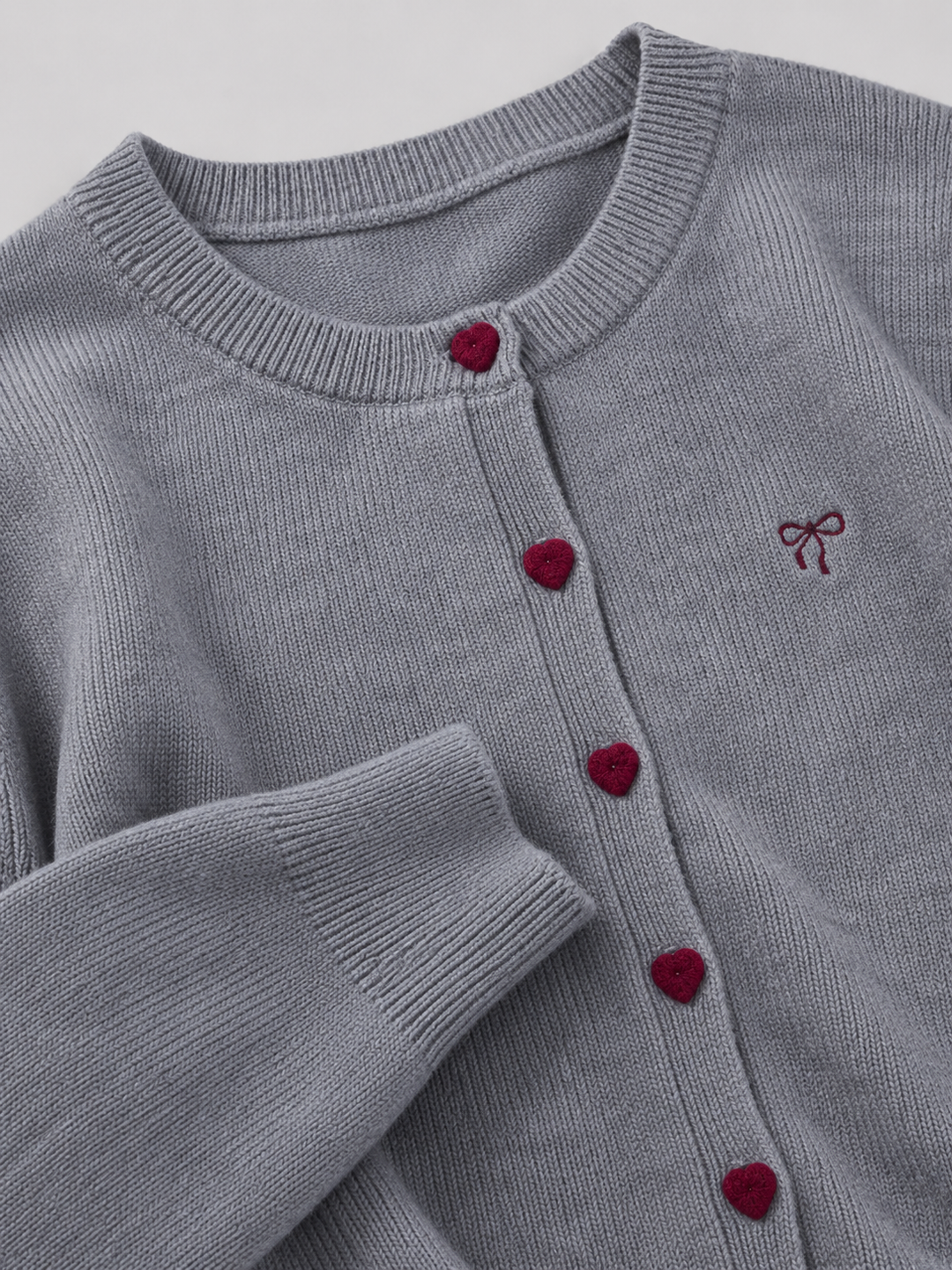 Annika heart button cardigan sweater – image 7