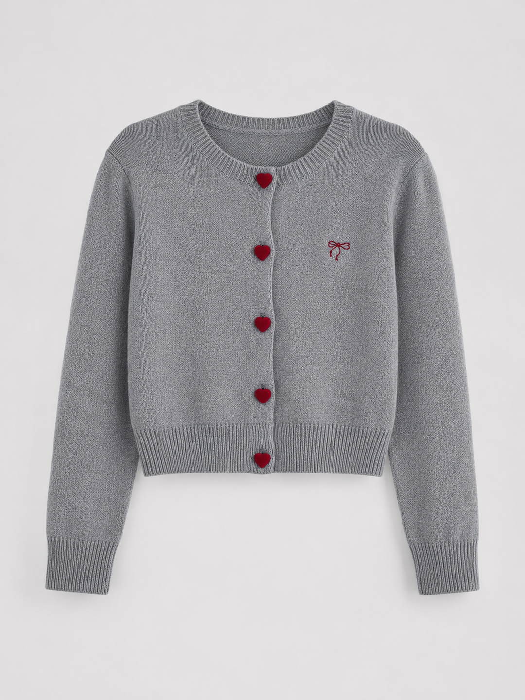 Annika heart button cardigan sweater – image 6