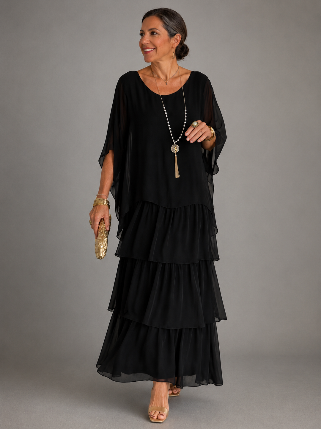 Kathleen tiered ruffle dress – image 3